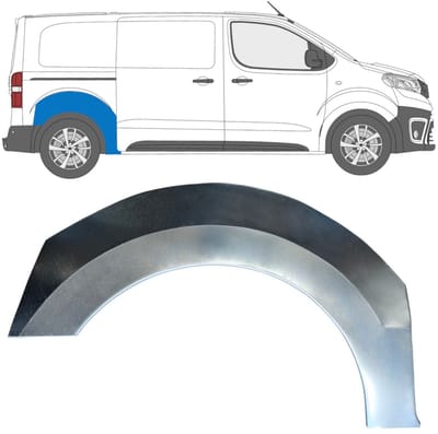 Reparatiepaneel achterspatbord voor Fiat Scudo 2022- / Rechts