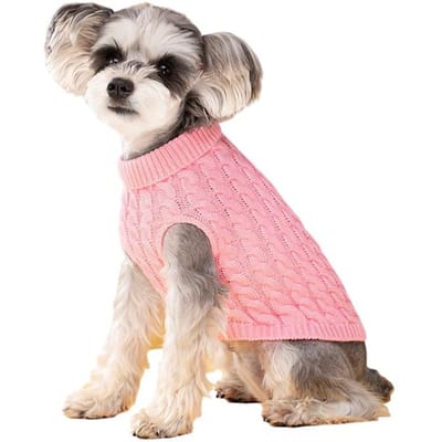 Warme Hondentruien voor Kleine Honden Turtleneck Gebreide Winterhondenkleding Huisdier Puppy Kat Trui Vest Chihuahua Franse Bulldog Jas S