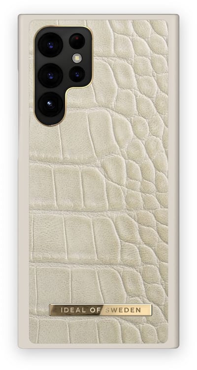 iDeal of Sweden Hoesje Geschikt voor Samsung Galaxy S22 Ultra - iDeal of Sweden Atelier Backcover - bruin