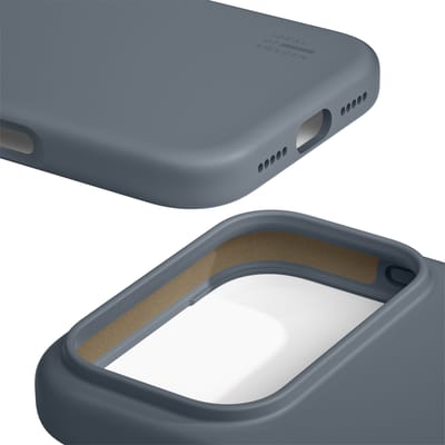 iDeal of Sweden Silicone Case geschikt voor MagSafe geschikt voor iPhone 17 Pro - Midnight Blue - Blauw