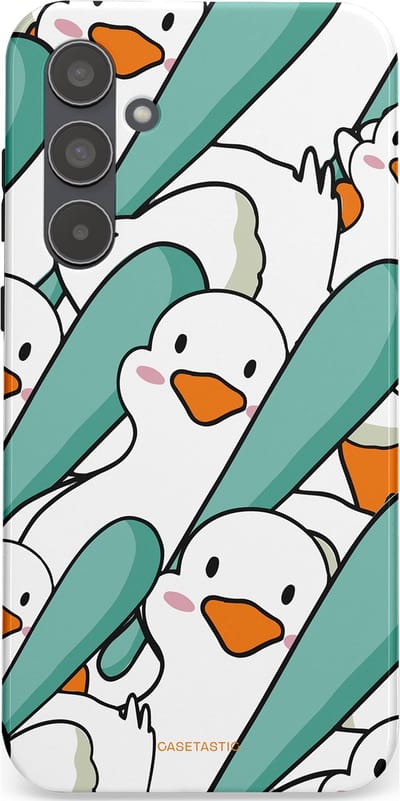 Casetastic Hoesje Geschikt voor Samsung A55 - Stijlvolle Beschermende Duo-layer Case - Ganssterk