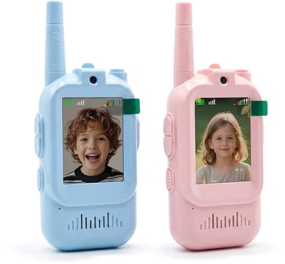 Walkie Talkies voor Kinderen met Camera en Scherm – Oplaadbaar – Stemvervorming Functie – 2-pack