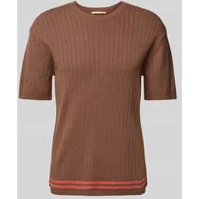 Gebreid shirt met ronde hals
