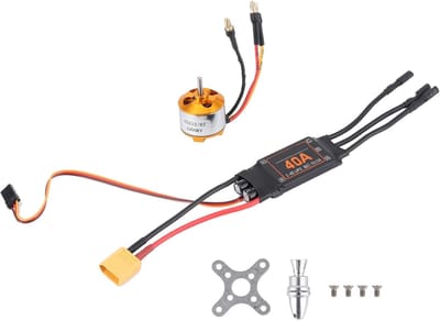 Krachtige Borstelloze Motor en 40A Regelaar Set voor RC Drones en Helikopters