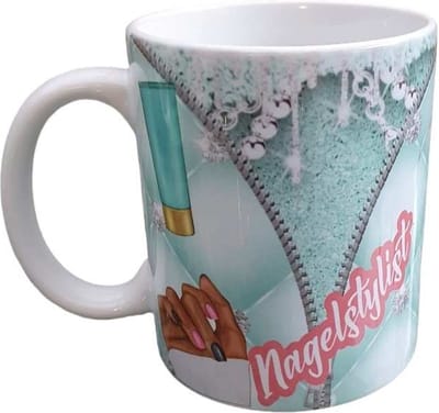 Bedrukte beker Nagelstylist - Nagelsalon - Geschenk - Koffie mok Blingbling -Thee mug - Verjaardag - Moederdag