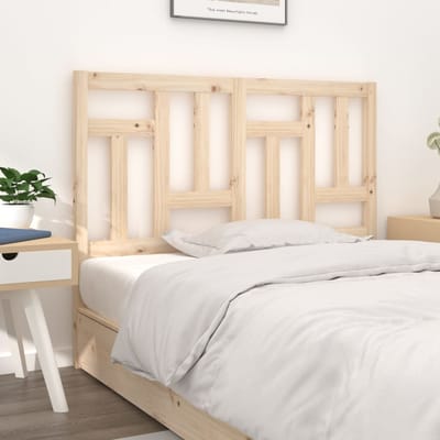 vidaXL - Hoofdbord - 165,5x4x100 - cm - massief - grenenhout