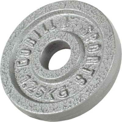 Gorilla Sports Gewichtsschijf - Halterschijf - Gietijzer - 30 mm - 1,25 kg