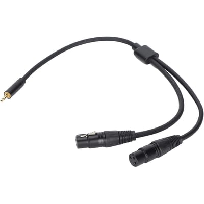 JORINDO Dubbele XLR vrouwelijk naar 3,5 mm 18 inch mannelijke jackkabel YSplitteradapter patchkabel