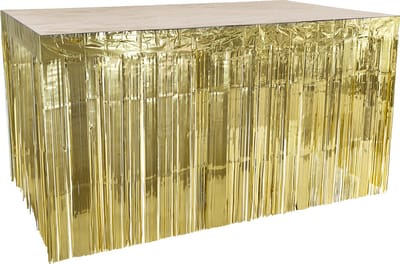 Boland - Tafelrok Metallic goud - -