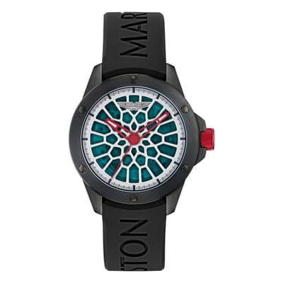 Aston Martin Thrill RIM MTRR1F502 Horloge - Siliconen - Zwart - Ø 41 mm