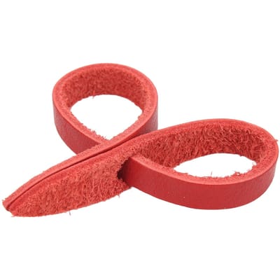 Boogschieten Duimtouw Zelfvergrendelend Leer Boogschieten Vingerbeschermer Beschermer Boogschietaccessoires voor Buiten rood