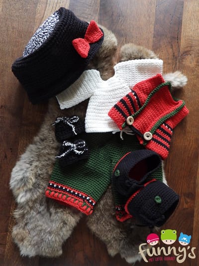 Haakpakket XXL Funny kledingset Sweety Christmas Boy