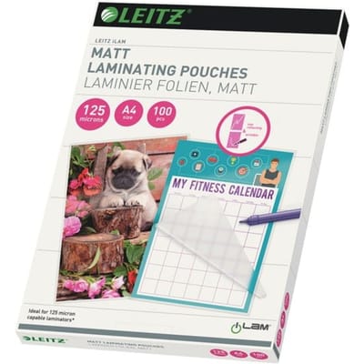Leitz iLAM Lamineerhoezen A4 - 2x125micron EVA Mat 100stuks