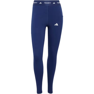 Adidas Performance Techfit Stash Pocket Full-Length Legging - Dames - Blauw