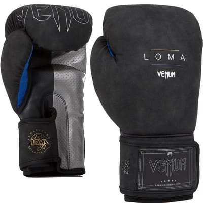 Venum Loma Classic Bokshandschoenen Zwart Blauw