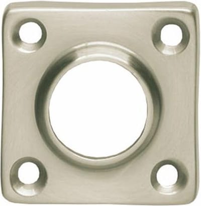 INTERSTEEL Rozet vierkant nikkel mat