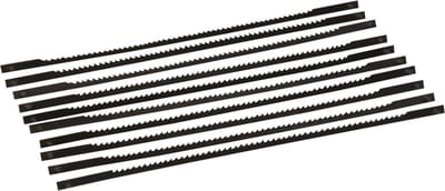 Silverline Figuurzaagbladen - Gehard Carbon Staal - 130 mm - 14 TPI - 10 stuks
