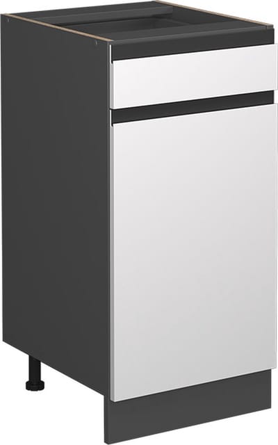 Vicco R-Line Keukenonderkast – 40 cm J-vorm, zonder werkblad Wit
