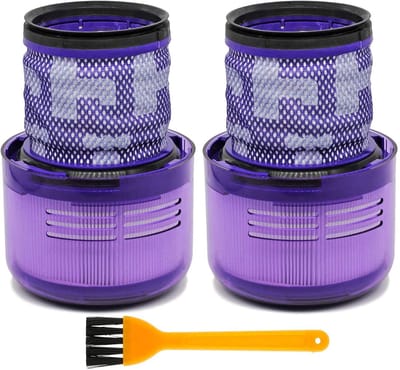 Vervangend filter voor Dyson V11 draadloze stofzuiger - V11 Torque Drive Animal Complete Extra - V15 Detect en SV14 - vervangt onderdeelnummer 970013-02. Wasbaar en herbruikbaar HEPA-filter.