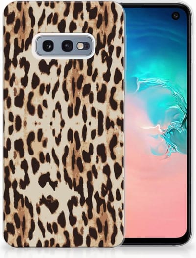 Samsung Galaxy S10e TPU Hoesje Leopard