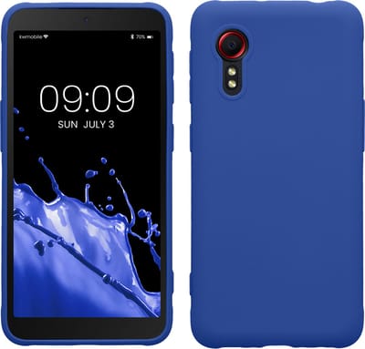 kwmobile telefoonhoesje geschikt voor Samsung Galaxy Xcover 5 - Hoesje voor smartphone - Back cover in Baltisch blauw