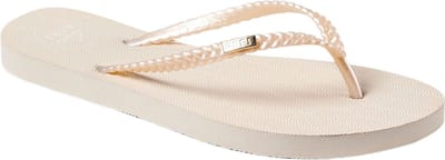 Reef Seaside Twist golden Hour Dames Slippers - Gebroken wit/Zand - Maat 40