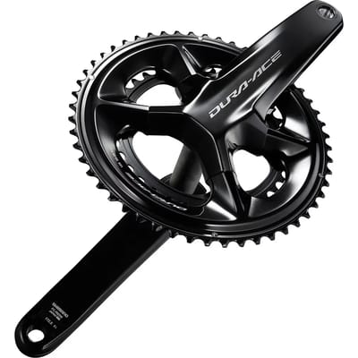 Shimano Dura Ace R9200 12s Hollowtech Ii Crankstel Zwart 165 mm / 52/36t