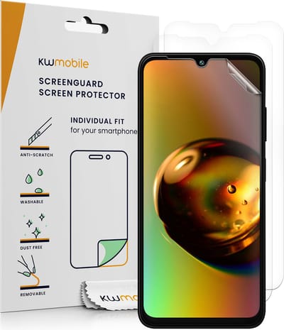 kwmobile 3x screenprotectors geschikt voor Samsung Galaxy A05s - beschermende folie voor smartphone
