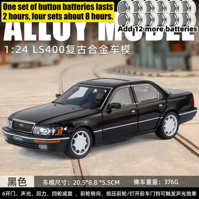 1:24 Lexus Ls400 Ucf10 Luxe Auto Legering Metaal Diecast Model Auto Huisdecoratie & Computer Desktop Ornamenten Vakantie Cadeau Speelgoed
