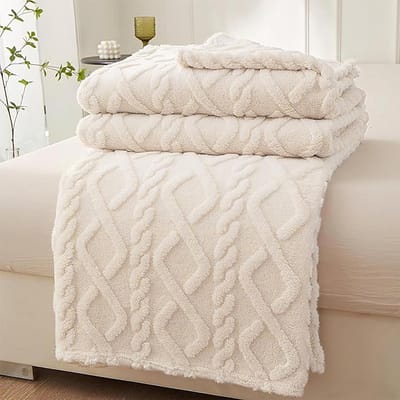 Extra Grote Fleece Plaid voor Bank en Bed - 200x230 cm Lichtgewicht en Pluizig