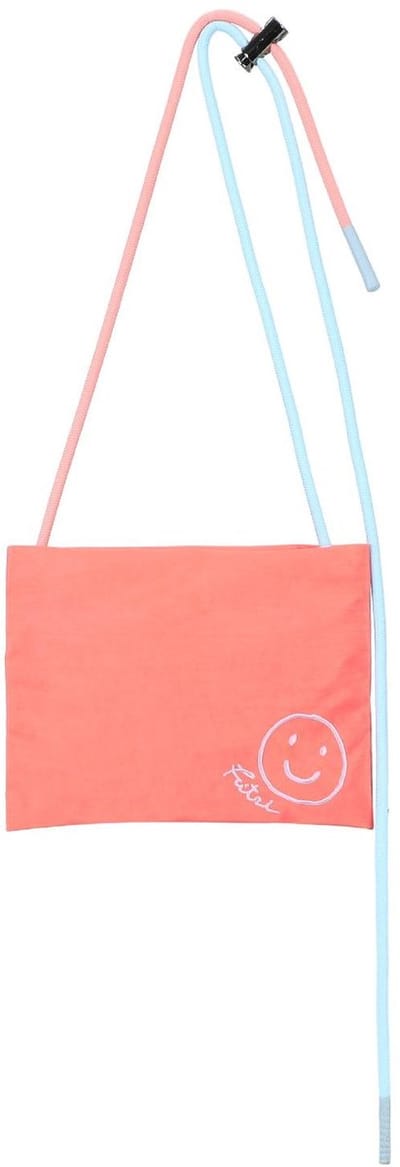 Fritzi aus Preußen schoudertas Fritzi Me Cross Smile Lighty Mango koraalrood