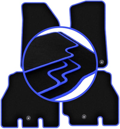 CARLUX-BLUE automatten voor: Jeep Wrangler JL 5-deurs (2018-2023)