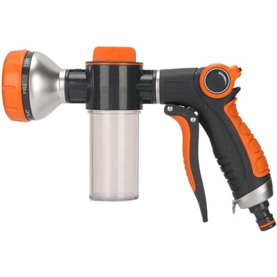 Pulvérisateur à Mousse pour Arrosage de Jardin Haute Pression Multifonctionnel Machine à Pulvériser l'Eau avec 8 Modes pour black