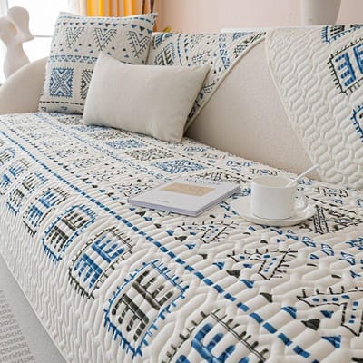 Jacquard Velours Bankhoes Vier Seizoenen Universele Hoes Anti-kattenkrab Bankhoes voor Woonkamer 1/2/3/4 Zits Bank Kussen 70x70cm 1pcs
