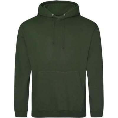 Just Hoods College Hoodie JH001 - Forest Green - L