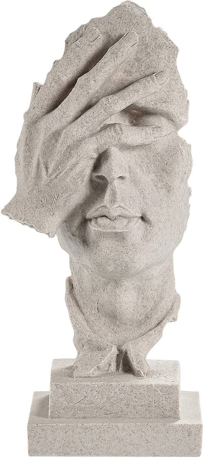 PUUMALA - Decoratiefiguur - Grijs - Hars