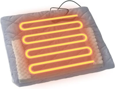 Verwarmde deken - Warmtedeken elektrisch - Binnen ontspannen - Snelle warmteafgifte - 70x100 cm - Enkel kenmerk