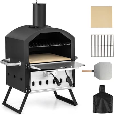 RVV® Pizza oven Buiten - Pizza oven Buiten - Pizza oven Buiten Gas - 600℃ - 26D x 72W x 44H centimetres