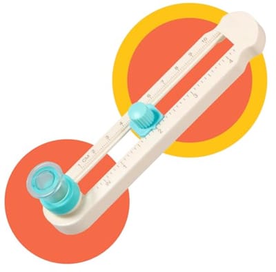 Verstelbare Cirkel Snijder voor Papier - Roterende Cirkelsnijder voor DIY Handwerk (Diameter 2-20 cm)