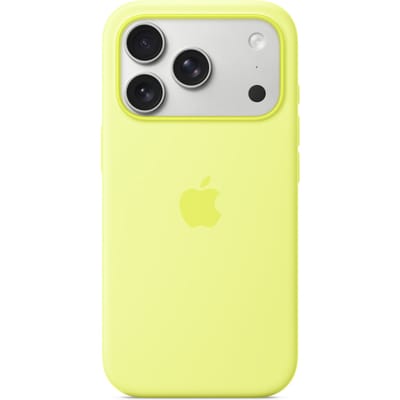 Siliconenhoesje met MagSafe voor de Apple iPhone 17 Pro Max - Neon Yellow