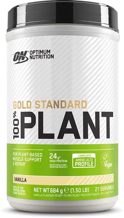 Optimum Nutrition Gold Standard 100% Plant-based Protein - Vanilla - Vegan Protein - Plantaardig Proteine Poeder - Eiwitshake - 684 gram (19 servings)