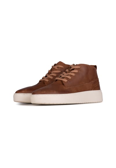 Vaton enzo mid sneakers heren cuoio nubuck leer