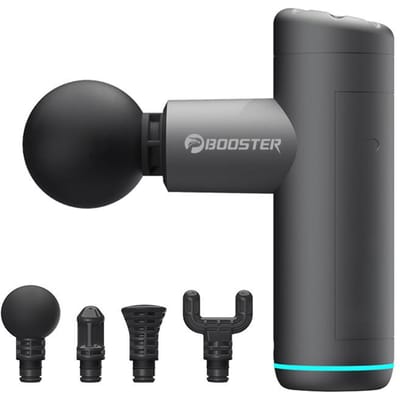 Pistolet de massage Booster Mini X Thérapie par percussion pour le soulagement des douleurs au dos et au cou Masseur corporel électrique portable Outil de récupération pour le fitness Type-C