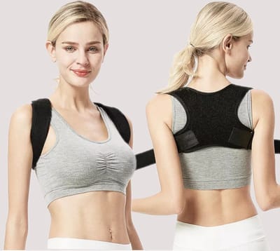 Rugbrace Postuur Corrector, Houding Rug Corrector, Houdings Correctie, Rugband, Comfortabele Ondersteuning Voor Wervelkolom Schouder En Rug, Rugsteun Voor Een Betere Lichaamshouding Voor Dames En Heren, Maat S - M - L