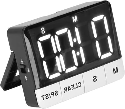 Digitale keukentimer met LED-display en 4 herinneringsmodi voor koken, bakken en fitnessactiviteiten