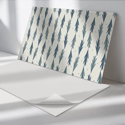 Wallfluent Vinyl Wandpaneel - Bladeren in een regelmatig patroon Zelfklevend Wandpaneel - 100 cm x 50 cm - Groente PVC wandpaneel - 1 stuk - Rechthoekig Wandbekleding Vinyl - Bloemen Wandpaneel - PVC Muurpaneel - Wandpaneel Keuken en Badkamer
