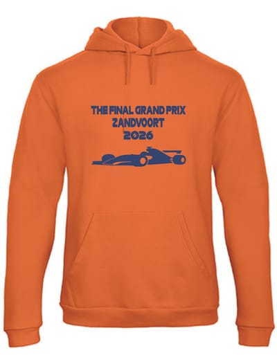 Unisex Hoodie The Final Grand Prix Zandvoort 2026 - Medium -Design Eizook