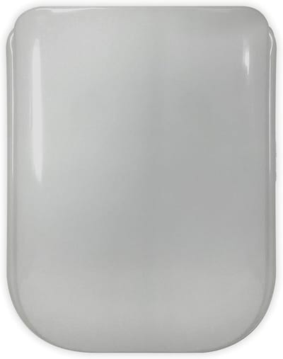 Toiletbril - WC Deksel - Badkamer Upgrade - Eenvoudige Installatie - 44 x 34 cm - Grijs