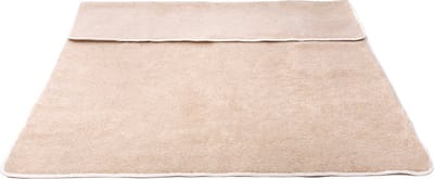 Lamswollen Deken Plaid 200x220cm - 100% zuivere Australische Merino Lams Scheerwol 450 g/m² Woolmark-certificaat – Cappuccino Beige – ZACHT en WARM – Wasbaar en Antiallergisch