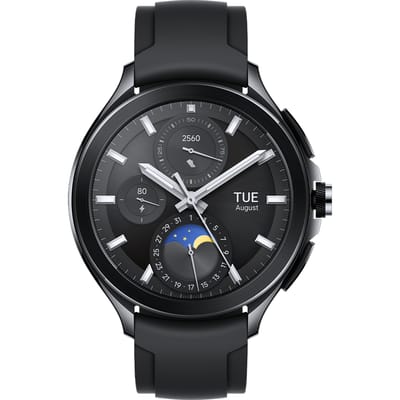 Xiaomi Watch 2 Pro - 4G LTE Black Case with Black Fluororubber Strap